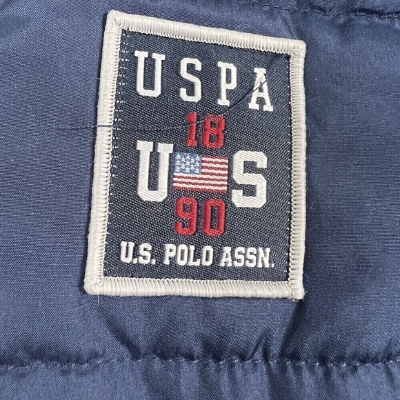 Snow Suit Baby 0-9 Months U.S. Polo Assn navy, red, white Works With Seatbelt - Picture 4 of 11